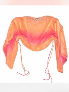 Rave Orange + Pink Ombré Top